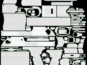 Airgun BB pistol Modèle 3D