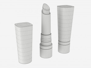 Bourjois Rouge Velvet Lipstick 3D Model