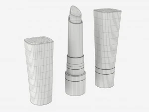 Bourjois Rouge fluwelen lippenstift 3D Model