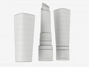 Bourjois Rouge fluwelen lippenstift 3D Model