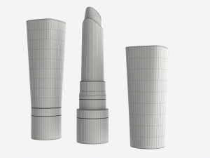 Bourjois Rouge Velvet Lipstick 3D Model