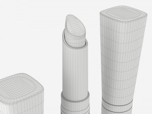 Bourjois Rouge Velvet Lipstick 3D Model