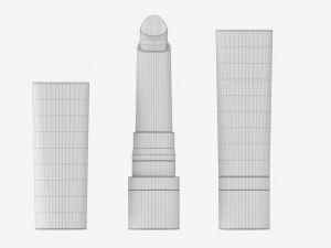 Bourjois Rouge fluwelen lippenstift 3D Model