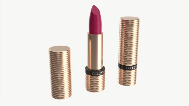 Collistar Rossetto Unico Lipstick 3D 모델 .c4d .max .obj .3ds .fbx .stl .blend 