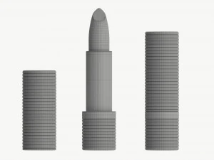 Collistar Rossetto Unico Lipstick 3D Model