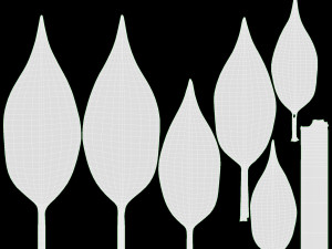 Decorative potted plant 12 3D Модель