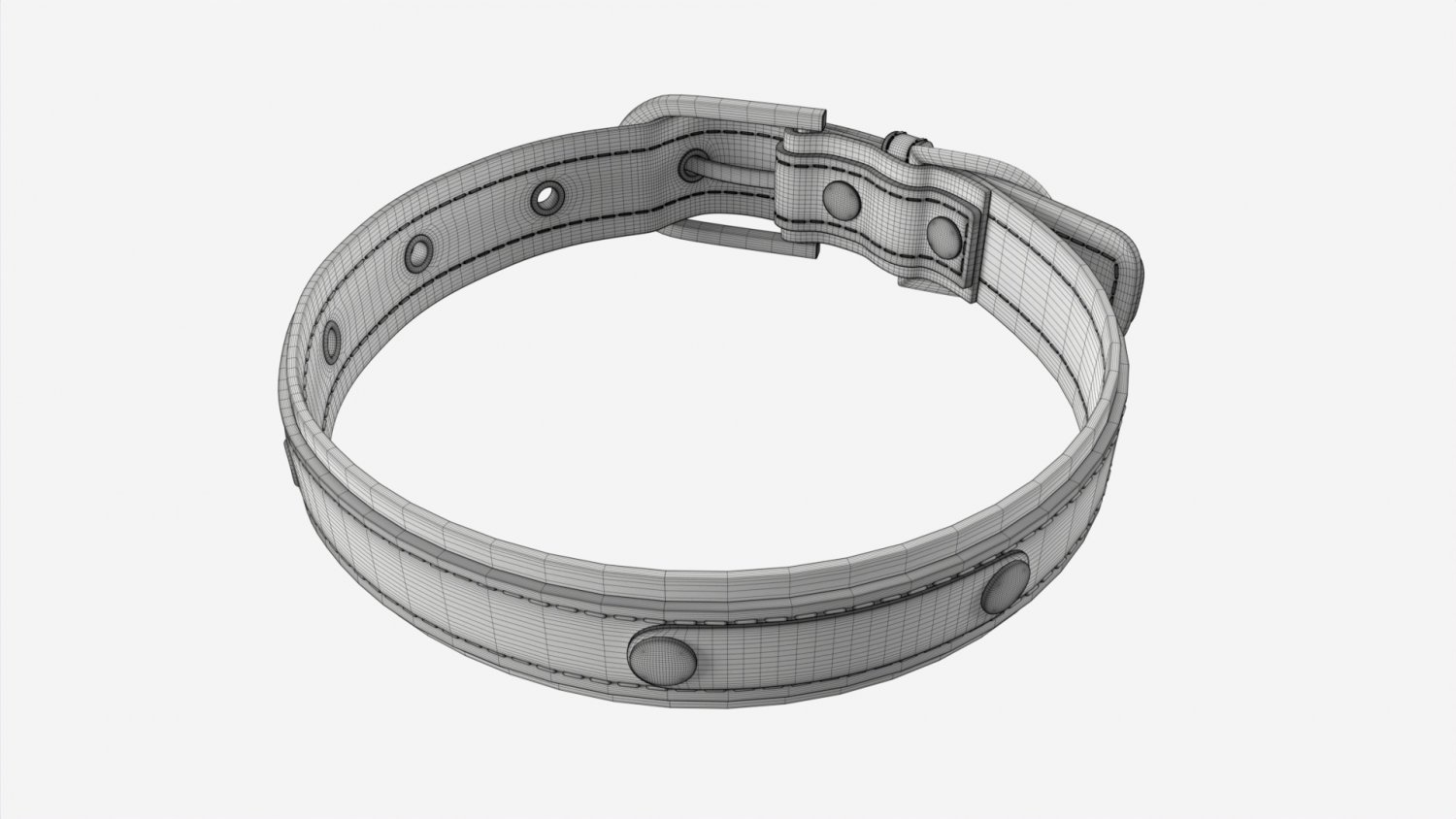 1500px x 844px - Dog Collar Leather 3D Model in Other 3DExport