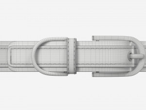 Dog Collar Leather 3D Model