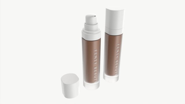 Fenty Beauty Pro Soft Matte Longwear Foundation 3D Model .c4d .max .obj .3ds .fbx .stl .blend 