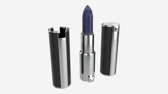 Givenchy Le Rouge Night Noir 3D Model .c4d .max .obj .3ds .fbx .stl .blend 