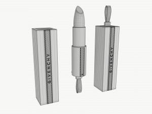 Givenchy Rouge Interdit Satin Lipstick 3D Model