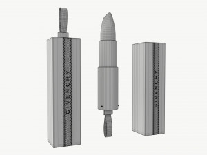 Givenchy Rouge Interdit Satin Lipstick 3D Model
