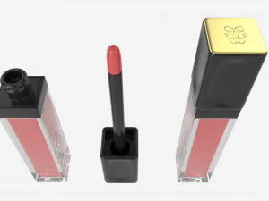 Guerlain Kisskiss Rouge &agrave; L&egrave;vres Liquide Modèle 3D