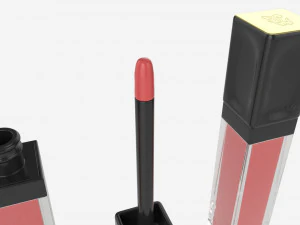 Guerlain Kisskiss Rouge &agrave; L&egrave;vres Liquide Modèle 3D