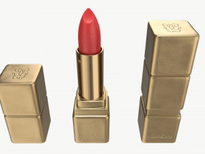 Guerlain Kisskiss Matte Lipstick Modèle 3D