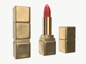 Guerlain Kisskiss Matte Lipstick Modèle 3D