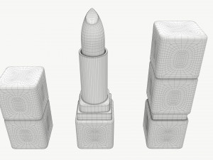 Guerlain Kisskiss Matte Lipstick Modèle 3D
