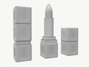 Guerlain Kisskiss Matte Lipstick Modèle 3D