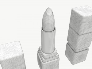 Guerlain Kisskiss Matte Lipstick Modèle 3D