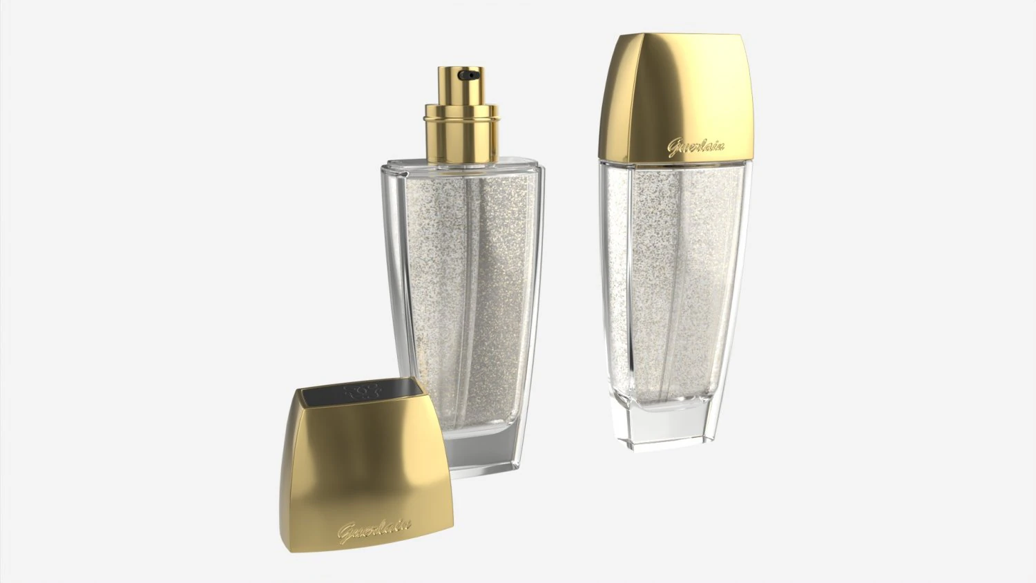 Guerlain Le Or Radiance 3D Model .c4d .max .obj .3ds .fbx .stl .blend 