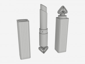 Guerlain La Petite Robe Noire Lipstick 3D Model