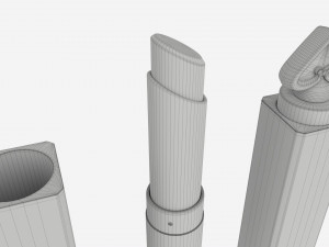 Guerlain La Petite Robe Noire Lipstick 3D Model
