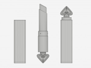 Guerlain La Petite Robe Noire Lipstick 3D Model
