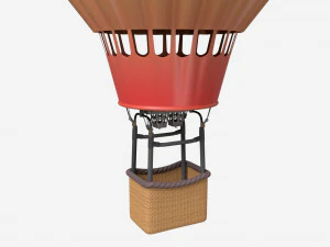 Bal&atilde;o de ar quente Modelo 3D