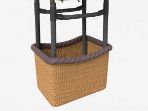 Bal&atilde;o de ar quente Modelo 3D