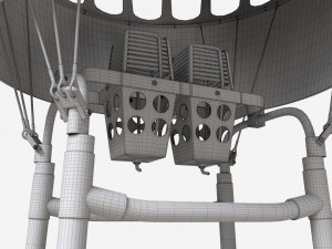 Hot air balloon Modèle 3D