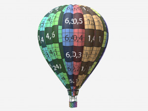 Hot air balloon Modèle 3D
