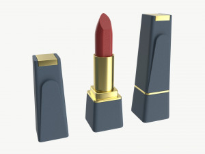 Lavertu Unique Lipstick 3D Model