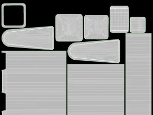 Batom &Uacute;nico Lavertu Modelo 3D