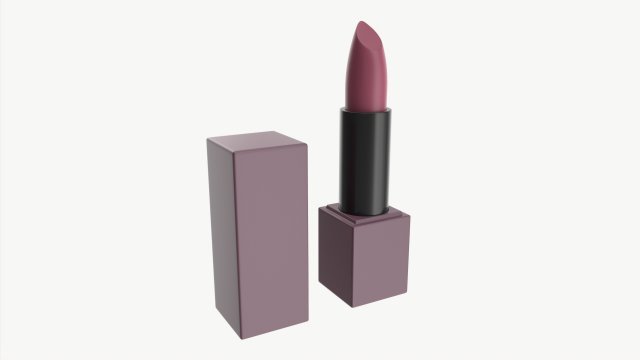 Lipstick 01 3D Модель .c4d .max .obj .3ds .fbx .stl .blend 