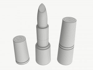 Lipstick 02 3D Model