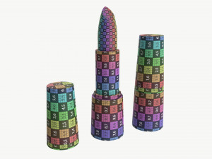 Lipstick 02 3D Model