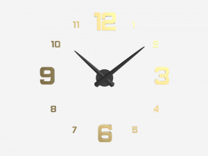Modern Design Large Wall Clock 01 3D Model