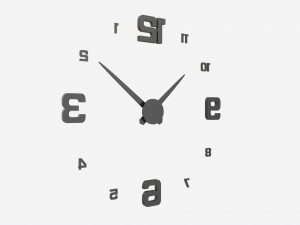 Modern Design Large Wall Clock 01 3D मॉडल