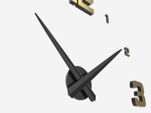 Modern Design Large Wall Clock 01 3D मॉडल