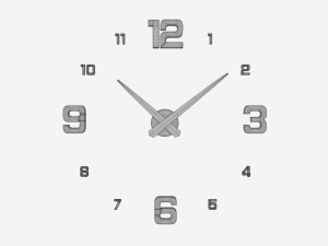 Modern Design Large Wall Clock 01 3D मॉडल