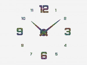 Modern Design Large Wall Clock 01 3D मॉडल