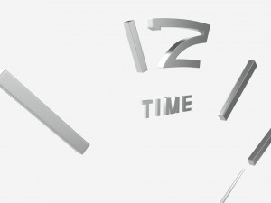 Modern Design Large Wall Clock 02 3D मॉडल