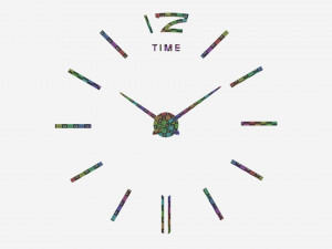 Modern Design Large Wall Clock 02 3D मॉडल