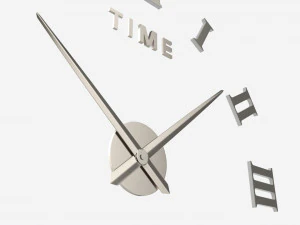 Modern Design Large Wall Clock 03 3D Model