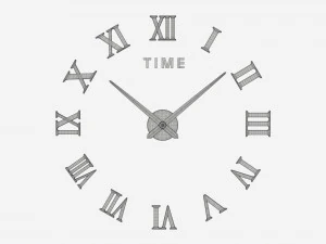 Modern Design Large Wall Clock 03 3D Model
