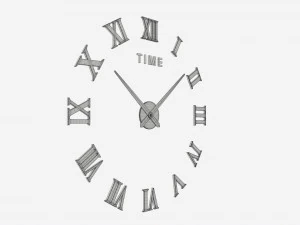 Modern Design Large Wall Clock 03 3D Model
