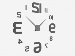 Modern Design Large Wall Clock 04 3D-Modell