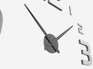 Modern Design Large Wall Clock 04 3D-Modell