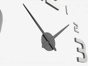Modern Design Large Wall Clock 04 3D Model