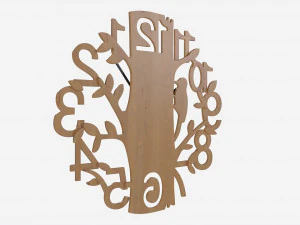 Modern Design Large Wall Clock 05 3D Model